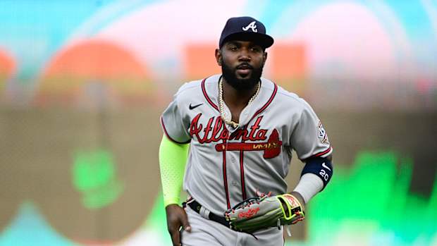 Marcell Ozuna with the Braves.
